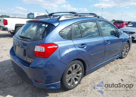2013 Subaru Impreza 2.0I Sport Limited from USA, damaged, VIN JF1GPAS69D2836861